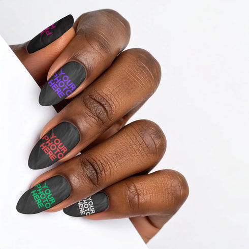 Custom Photo Press-On Nails – Upload Your Own Design