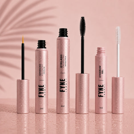 FYNE Body™ Lash & Brow Growth Trio | Lash Growth Serum, Mascara & Brow Gel