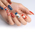 Ghostly Glow Haunt Halloween Press-On Nails