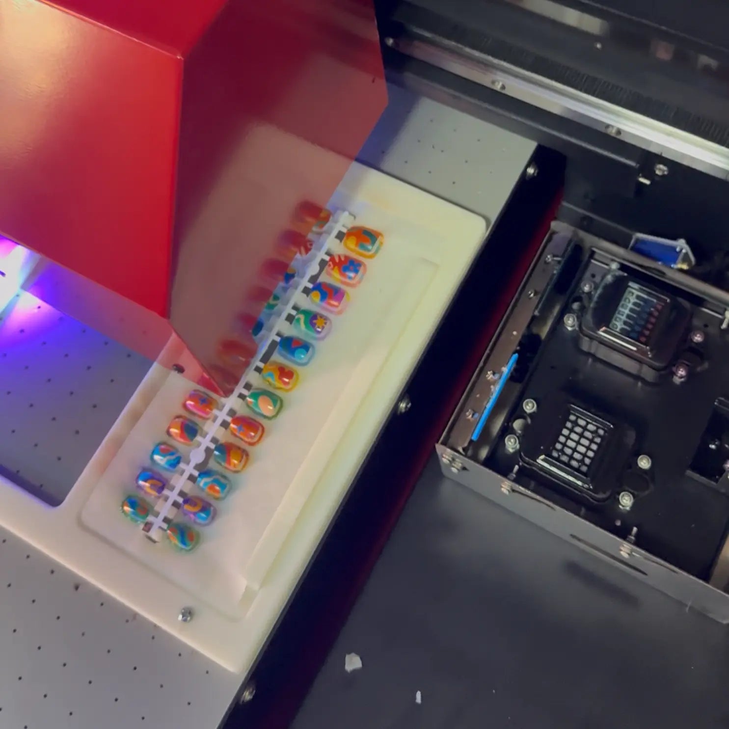 Freaky Festive Clash Multicolor Halloween Press-On Nails