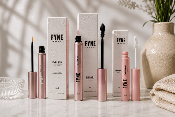 FYNE Body™ Lash & Brow Growth Trio | Lash Growth Serum, Mascara & Brow Gel